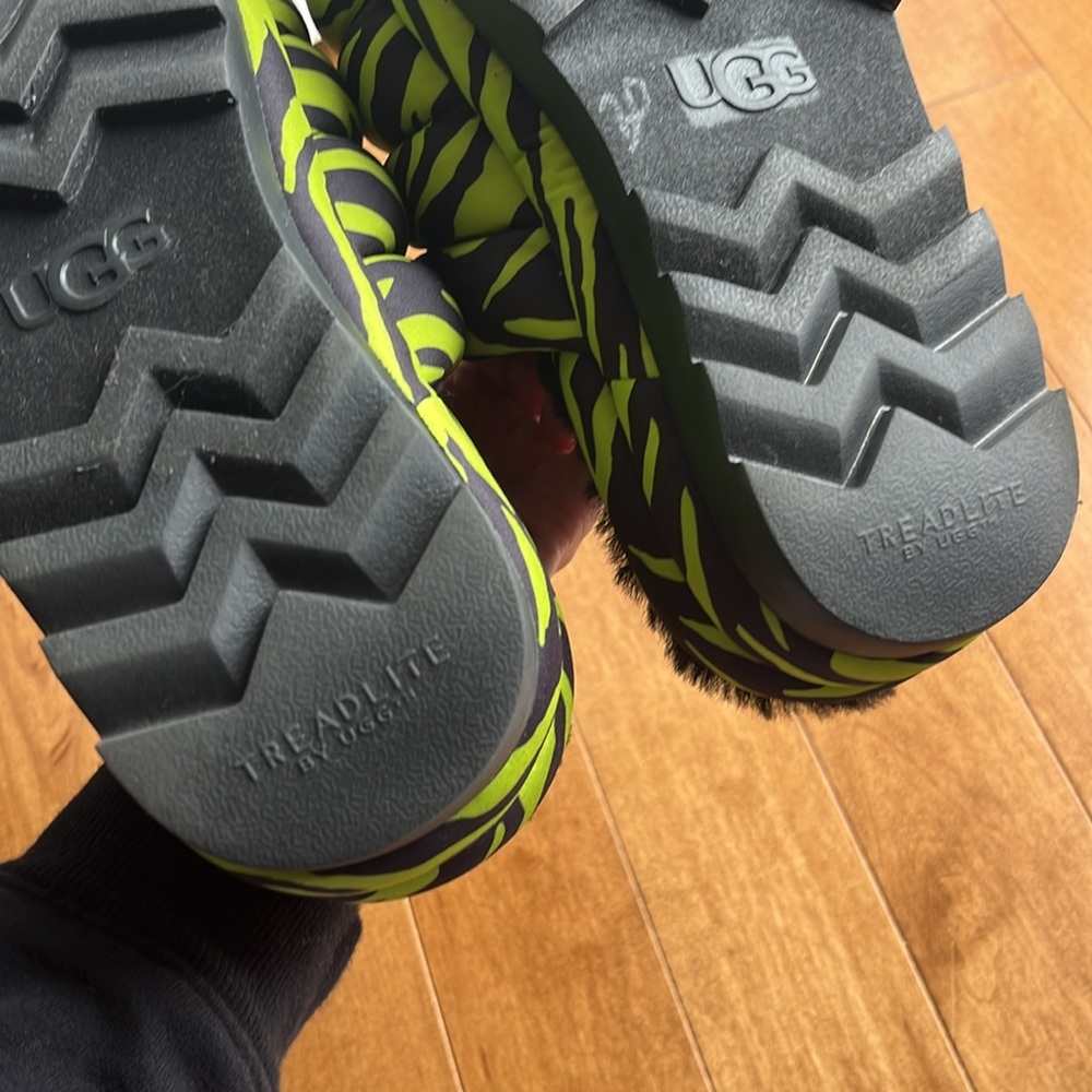 Ugg Platform Zebra Puffer Slides - image 6